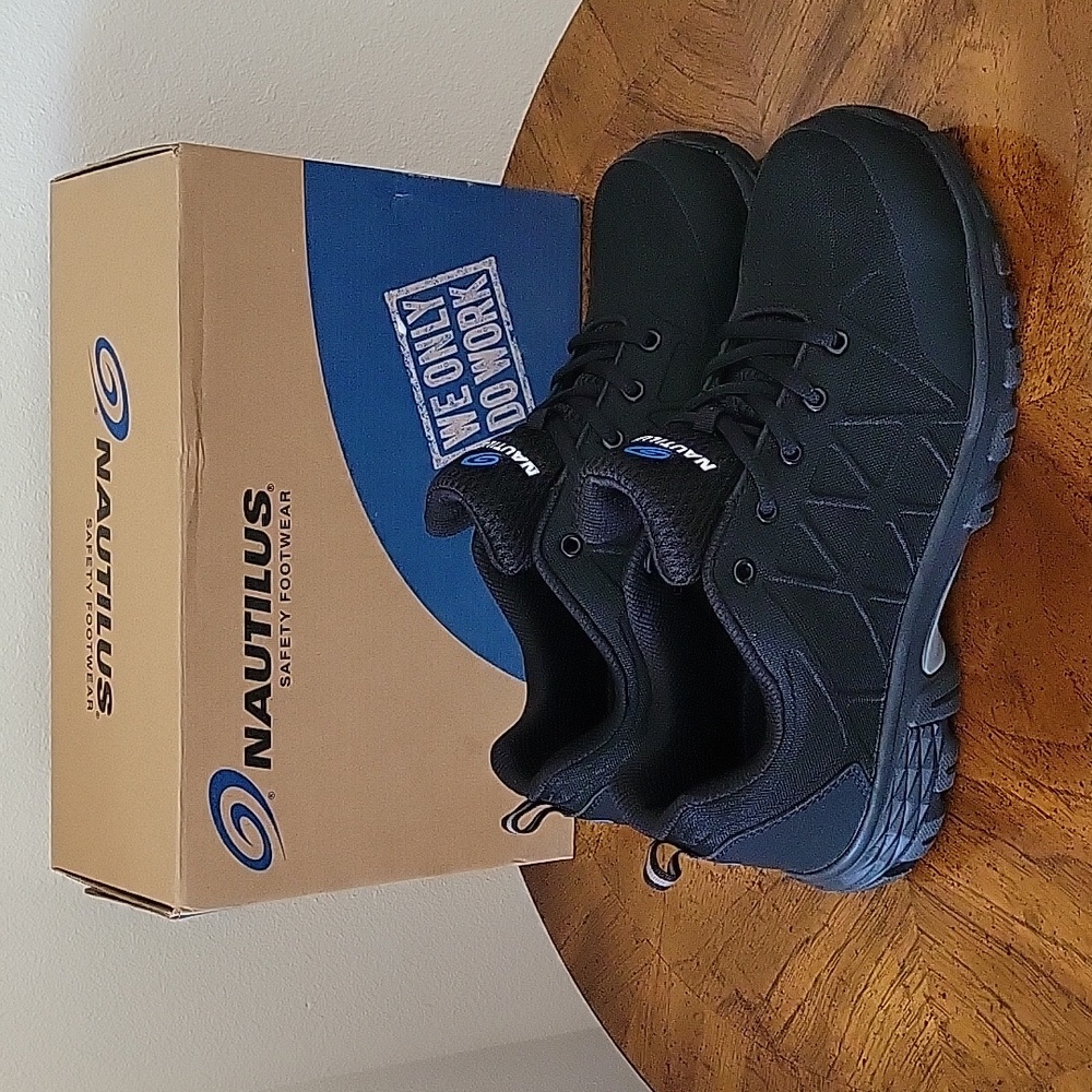 Nautilus Spark EH Carbon Nano-Fiber Safety Toe Mens Black Work Shoes, 11 MED(D) - Picture 3 of 14
